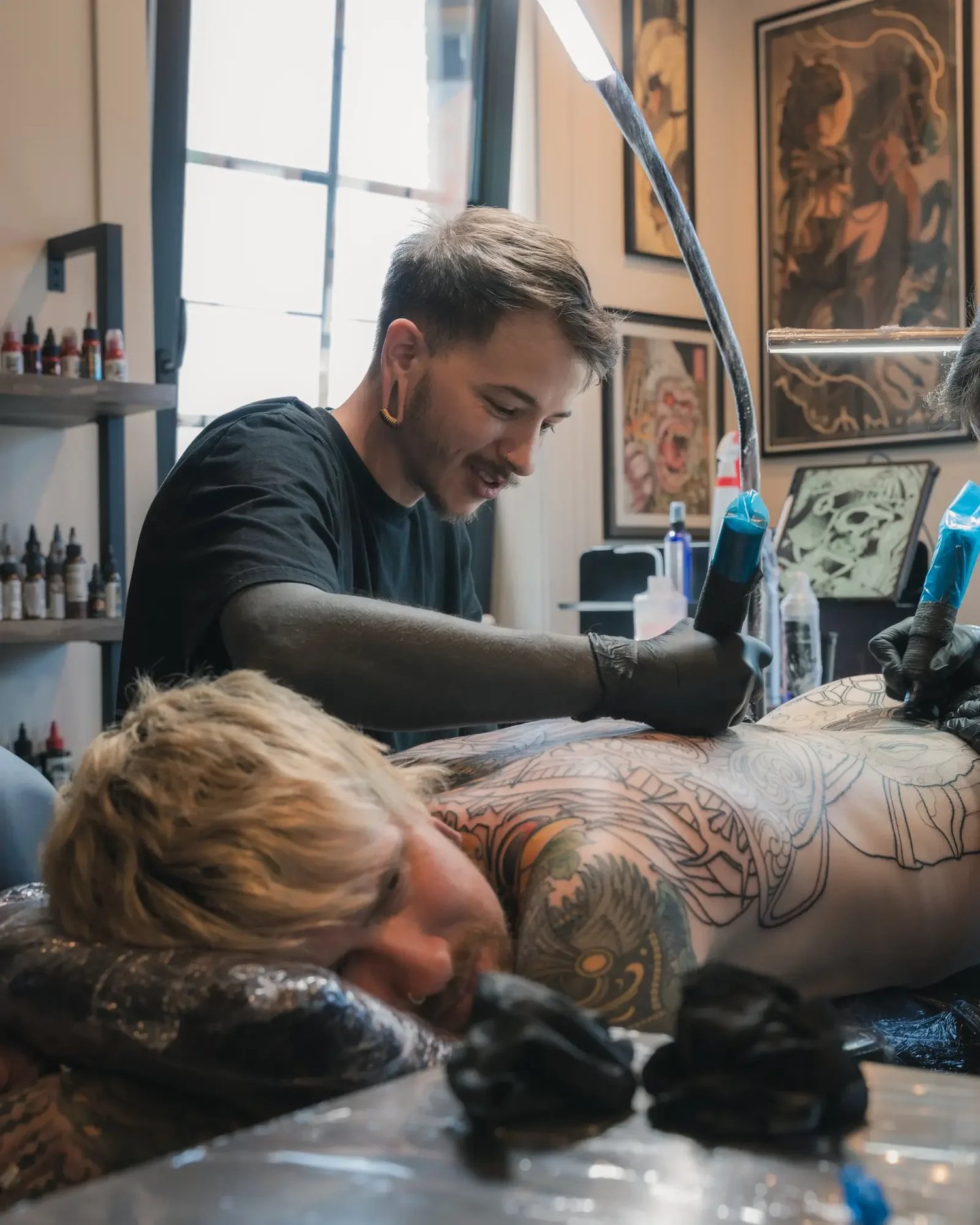 Alex Garcia, tattoo artist at Cobra Gold